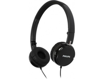 83% off Philips FS3BK On Ear Foldable Headphones