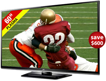 $600 off LG 60PA5500 60" 1080p Plasma HDTV with coupon CWE81544