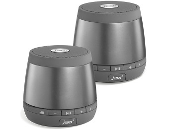 $60 off HMDX JAM Plus Bluetooth Speaker 2-Pack (3 color choices)