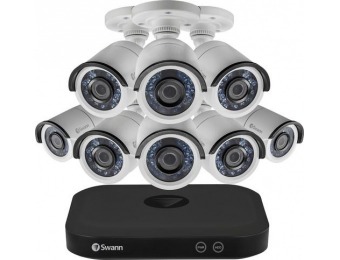 $170 off Swann PRO HD 8-Camera 2TB DVR Surveillance System