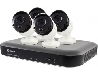 $290 off Swann PRO SERIES HD 8-Ch 2TB DVR Surveillance System