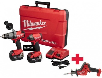 $149 off Milwaukee M18 Fuel Surge Impact & Hammer Drill Combo Kit