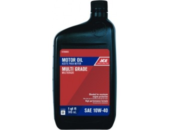 93% off Ace 10W-40 Engine Oil 1 qt (6 Pack)