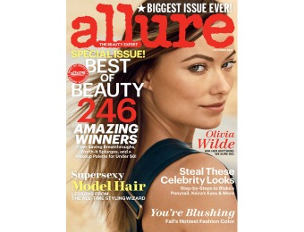 $31 off Allure Magazine Subscription, $4.49 / 12 Issues
