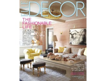 $41 off Elle Decor Magazine Subscription, $4.50 / 10 Issues