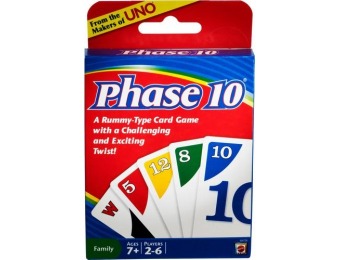 60% off Mattel Phase 10 Card Game