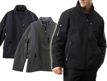 $190 off TUMI T-Tech Men's Waterproof Zip Front Jacket