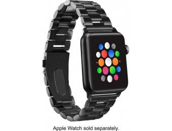 68% off Platinum Black Chain Link Band for Apple Watch 42mm