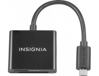 50% off Insignia Micro USB Memory Card Reader