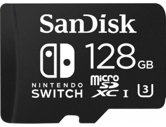 $130 off SanDisk 128GB microSDXC Memory Card for Nintendo Switch
