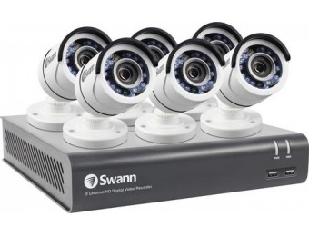 $150 off Swann PRO SERIES HD 8-Ch 500GB DVR Surveillance System