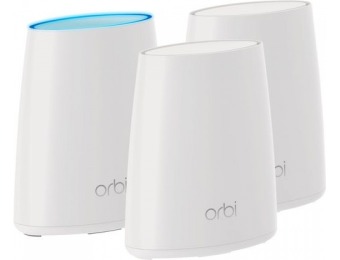 $50 off Netgear Orbi AC2200 Tri-Band Mesh Wi-Fi System (3-pack)