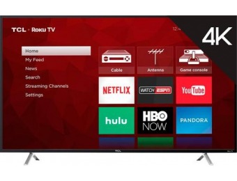 $108 off TCL 55" LED 4 Series Smart HDR 4K UHD TV with Roku TV