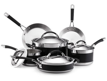 $200 off Anolon Ultra Clad Stainless Steel 10-Pc Cookware Set