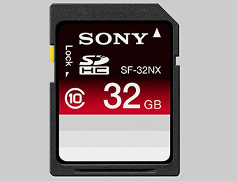 69% off Sony Media 32GB SDHC Class 10 Memory Card