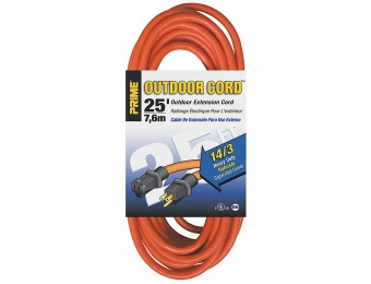 $7 off Coleman 14/3 25 Foot Extension Cord