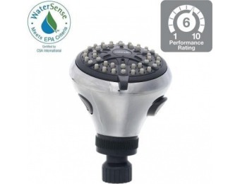 84% off Waterpik EcoFlow 3 1/4 in. 4-Spray Fixed Shower Head