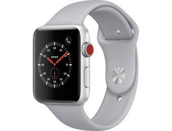 $100 off Apple Watch Series 3 (GPS + Cellular), 42mm Silver