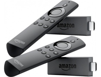 $35 off Amazon Fire TV Sticks with Alexa Voice Remote (2 Pack)
