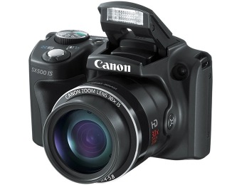 $110 off Canon PowerShot SX500 16.0-Megapixel Digital Camera