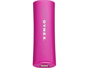 63% off Dynex 2000 mAh Portable Charger - Orchid Pink