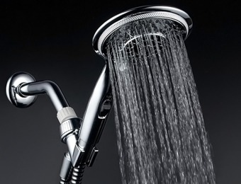 71% off DreamSpa Luxury 7-Setting Rainfall Handheld Showerhead