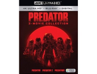 54% off Predator 3-Movie Collection (4K Ultra HD Blu-ray/Blu-ray)