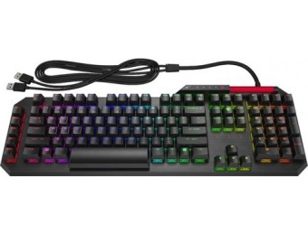 $110 off HP OMEN Sequencer RGB Gaming Optical Mechanical Keyboard
