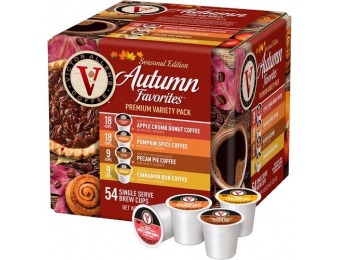 50% off Victor Allen Autumn Favorites Premium Coffee Pods (54-Pk)