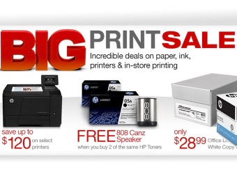 Big Print Sale - Incredible deals on Paper, Ink & Printers