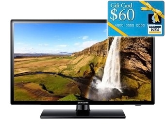 36% off Samsung UN32EH4003 32" LED HDTV with $60 free Visa Card