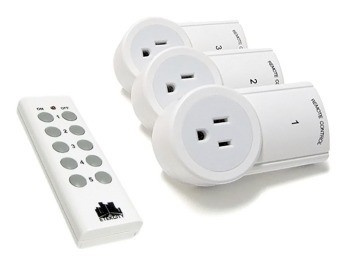 50% off 3-Pack: Etekcity Wireless Remote Control Outlet Switches