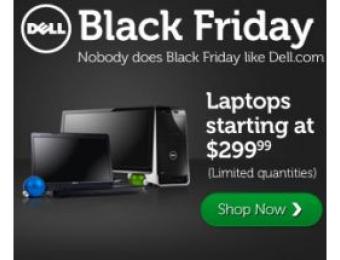 Dell Black Friday Event, Save Hundreds on TVs, Laptops, Desktops, and More