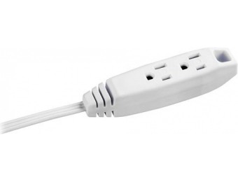 50% off Insignia 12' Extension Power Cord - White