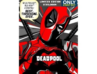 50% off Deadpool (4K Ultra HD Blu-ray) Limited Edition Steelbook