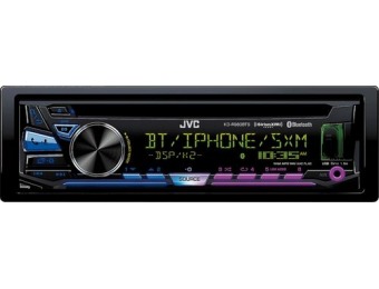 $72 off JVC In-Dash Bluetooth Satellite CD/DM Receiver, Refurb