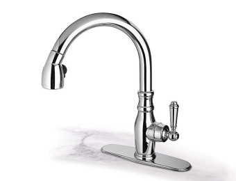 $79 off La Toscana Old Fashion Pull-Down Sprayer Kitchen Faucet