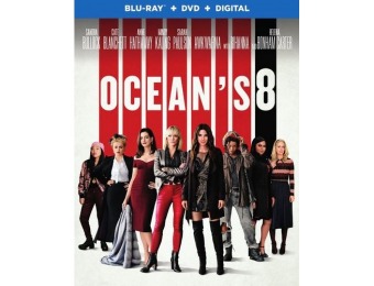 40% off Ocean's 8 (Blu-ray + DVD + Digital)
