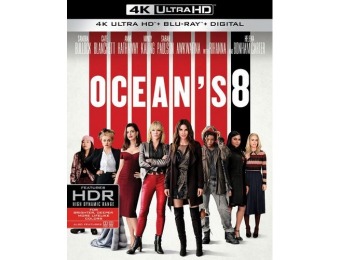 33% off Ocean's 8 (4K Ultra HD Blu-ray + Blu-ray + Digital)
