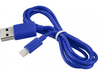 69% off Insignia Apple MFi Certified 3' Lightning-to-USB Cable