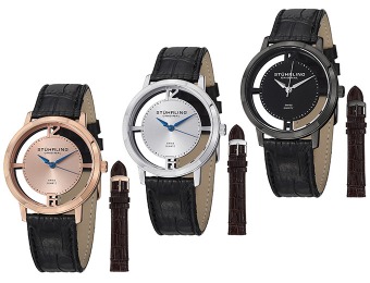 $285 Off Stührling Original Transparent Men's Watch Sets