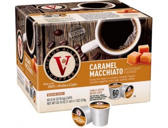40% off Victor Allen's - Caramel Macchiato Coffee Pods (60-Pack)