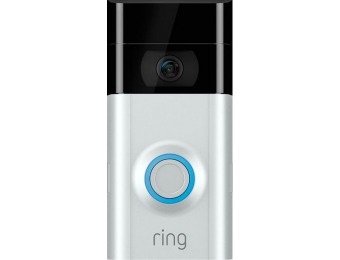 $60 off Ring Video Doorbell 2 - Satin Nickel