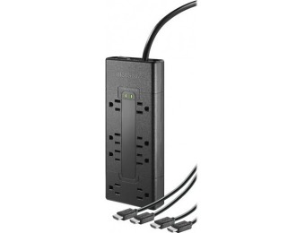 $45 off Insignia 8-Outlet Surge Protector + Two 8' 4K HDMI Cables