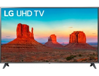 $500 off LG 75" LED UK6190 2160p Smart HDR 4K UHD TV