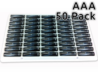 30% off Chrome Pro Series (50) AAA Alkaline Batteries Pack