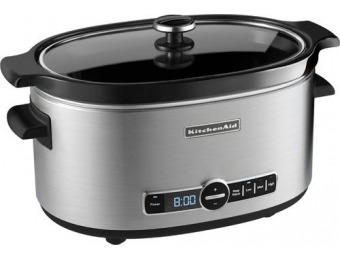 $60 off KitchenAid 6-Quart Slow Cooker - Stainless-Steel