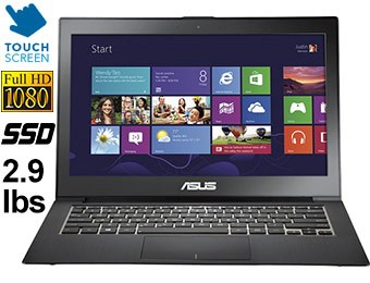 Extra $100 off Asus Ultrabook 13.3" Full HD Touch-Screen Laptop