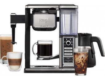 $100 off Ninja Coffee Bar 10-Cup Coffee Maker - Black/Stainless