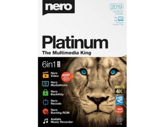 60% off Nero Platinum 2019 - Android|Windows|iOS